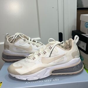 Neutral color Nikes.